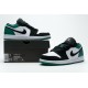 Air Jordan 1 Low "Mystic Green" Black White Green 553558-113
