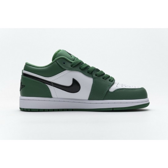 Air Jordan 1 Low "Pine Green" White Green 553558-301