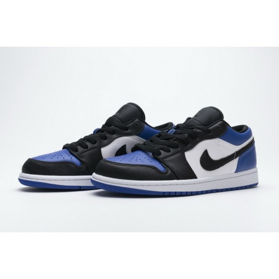 Air Jordan 1 Low "Royal Toe" Blue Black CQ9446-400