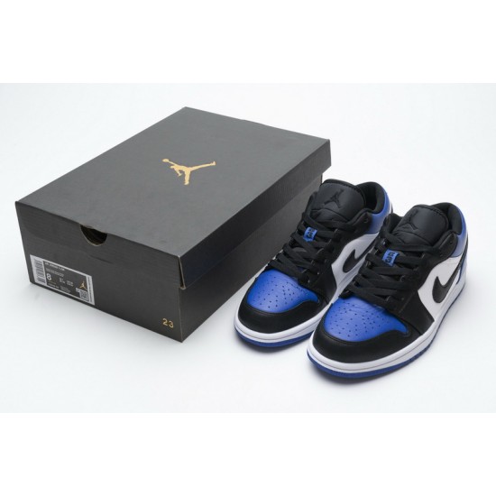 Air Jordan 1 Low "Royal Toe" Blue Black CQ9446-400