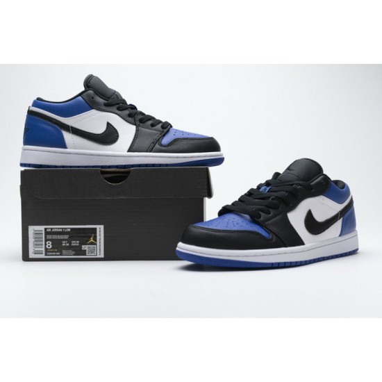 Air Jordan 1 Low "Royal Toe" Blue Black CQ9446-400