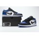 Air Jordan 1 Low "Royal Toe" Blue Black CQ9446-400