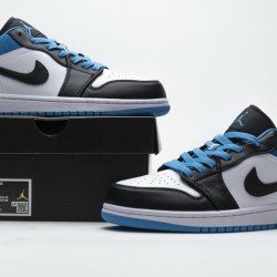 Air Jordan 1 Low SE "Laser Blue" Blue White Black CK3022-004