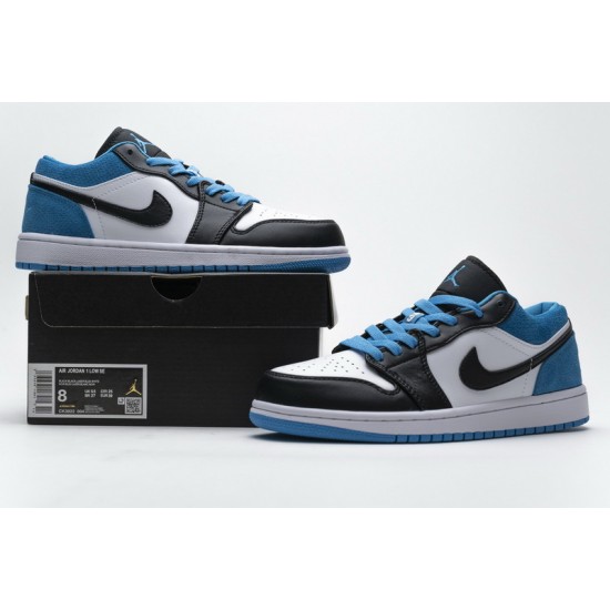 Air Jordan 1 Low SE "Laser Blue" Blue White Black CK3022-004