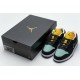 Air Jordan 1 Low SE "Aurora Green" White Black Green CK3022-013
