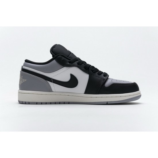Air Jordan 1 Low "Atmosphere" Shadow Black Gray 553558-110