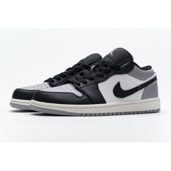 Air Jordan 1 Low "Atmosphere" Shadow Black Gray 553558-110