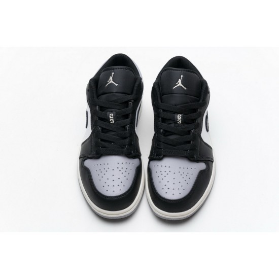 Air Jordan 1 Low "Atmosphere" Shadow Black Gray 553558-110