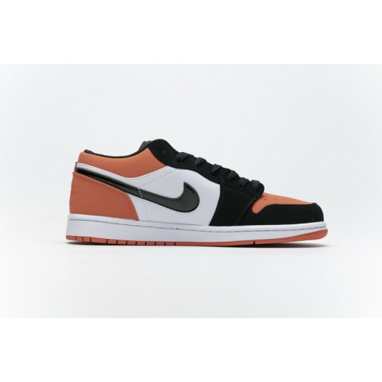 Air Jordan 1 Low "Shattered Backboard" Black Orange 553558-128