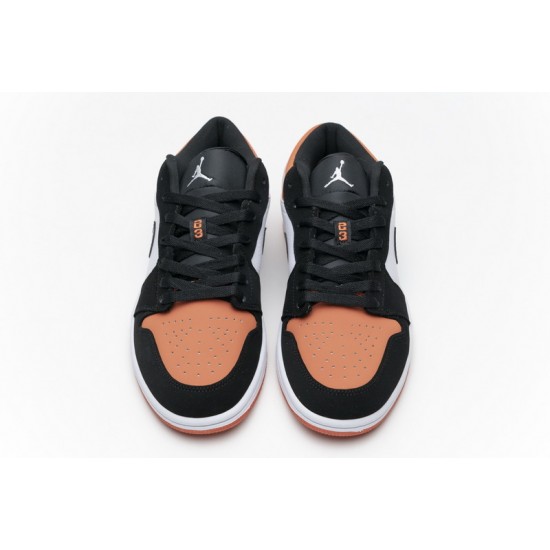 Air Jordan 1 Low "Shattered Backboard" Black Orange 553558-128