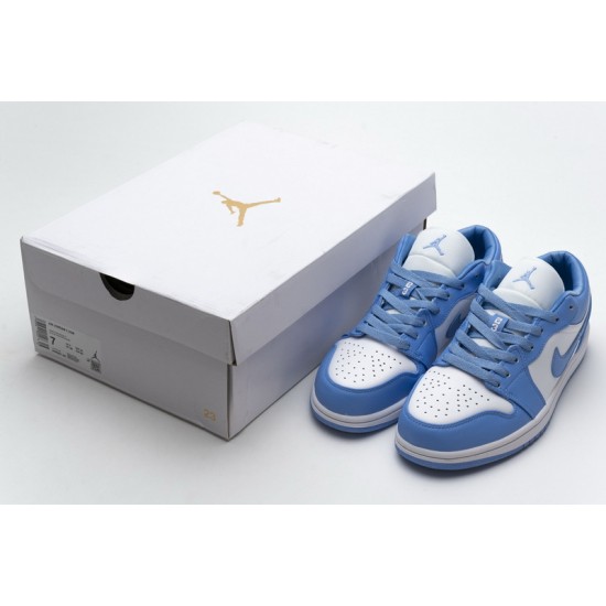 Air Jordan 1 Low "UNC" Blue White AO9944-441
