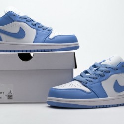 Air Jordan 1 Low "UNC" Blue White AO9944-441