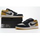 Air Jordan 1 Low "University Gold" Black Yellow 553558-127