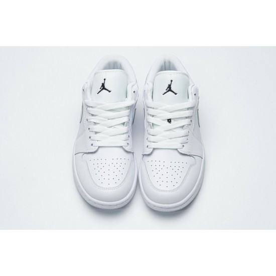 Air Jordan 1 Low White Black 553560-101 36-45