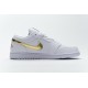 Air Jordan 1 Low "White Metallic Gold" White Gold CZ4776-100