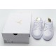 Air Jordan 1 Low "White Metallic Gold" White Gold CZ4776-100