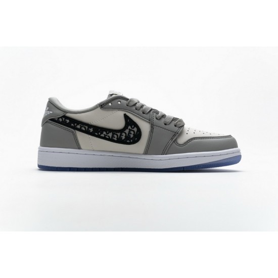 Air Jordan 1 Low Wolf Grey Grey White CN8608-002
