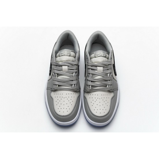 Air Jordan 1 Low Wolf Grey Grey White CN8608-002