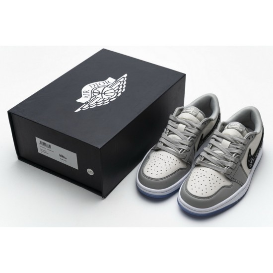 Air Jordan 1 Low Wolf Grey Grey White CN8608-002