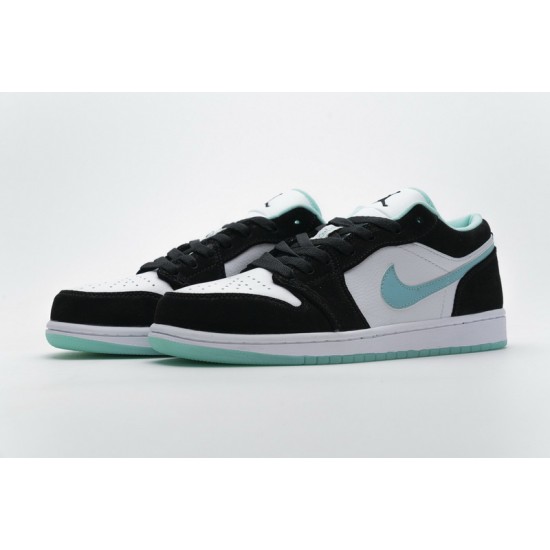 Air Jordan 1 Low "Island Green" White Green Black CQ9828-131