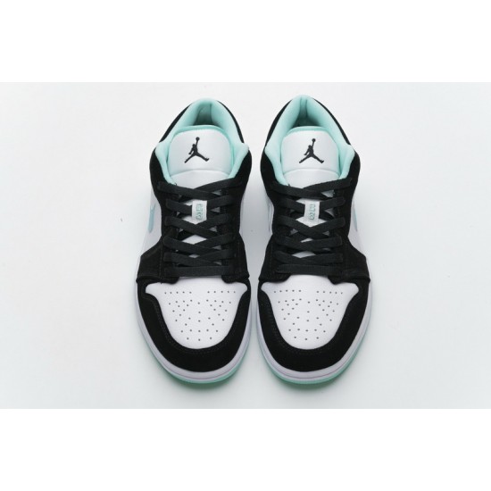 Air Jordan 1 Low "Island Green" White Green Black CQ9828-131