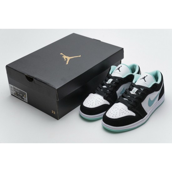 Air Jordan 1 Low "Island Green" White Green Black CQ9828-131