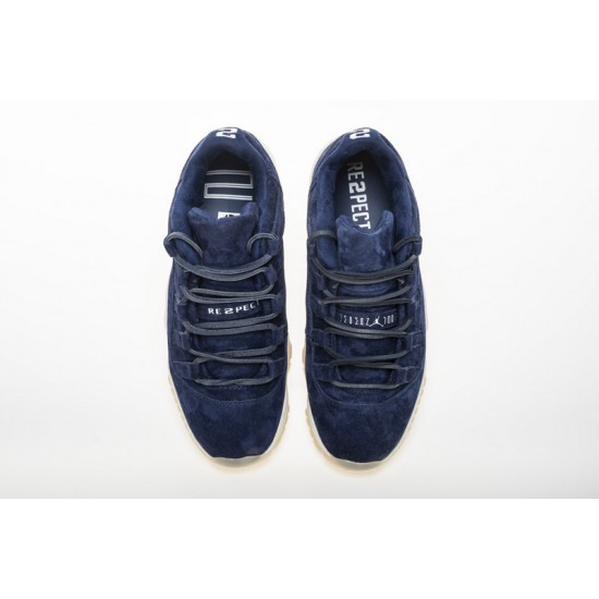 Air Jordan 11 Low "RE2PECT" Black White AV2187-441