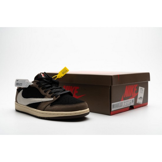 Travis Scott x Air Jordan 1 Low OG SP-T "Mocha" Brown Black CQ4277-001