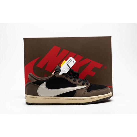 Travis Scott x Air Jordan 1 Low OG SP-T "Mocha" Brown Black CQ4277-001