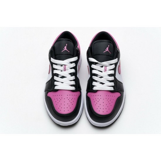 Air Jordan 1 Low GS "Pinksicle" Black White Pink 554723-106