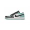 Air Jordan 1 Low "Emerald Toe" Blue Black 553558-117