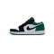 Air Jordan 1 Low "Mystic Green" Black White Green 553558-113