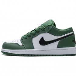 Air Jordan 1 Low "Pine Green" White Green 553558-301