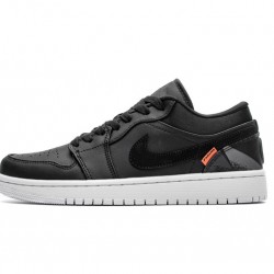 Air Jordan 1 Low "PSG Paris Saint Germain" Black White CK0687-001