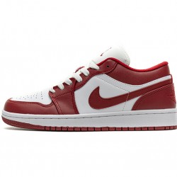 Air Jordan 1 Low "Sport Red" White Red 553558-611
