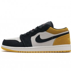 Air Jordan 1 Low "University Gold" Black Yellow 553558-127