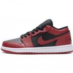 Air Jordan 1 Low "Varsity Red" Black Red 553558-606