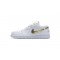 Air Jordan 1 Low "White Metallic Gold" White Gold CZ4776-100