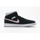 Air Jordan 1 Mid "Particle Grey" Black Grey 554724-060