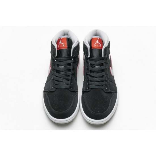 Air Jordan 1 Mid "Particle Grey" Black Grey 554724-060
