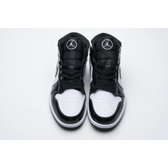 Air Jordan 1 Mid "Carbon Fiber" All-Star Black White DD1649-001