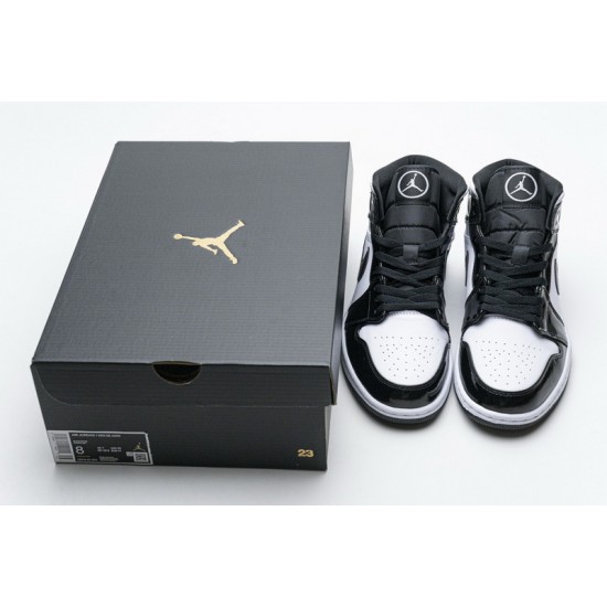 Air Jordan 1 Mid "Carbon Fiber" All-Star Black White DD1649-001