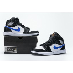 Air Jordan 1 Mid "Astronomy Blue" Black Blue White 554724-084 36-46