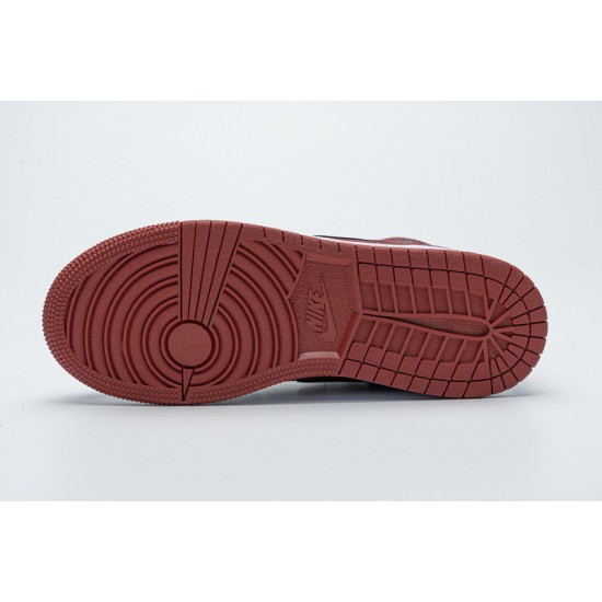 Air Jordan 1 Mid "Banned Gym Red" Red Black 554725-610 36-46
