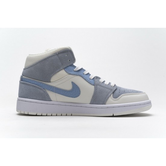 Air Jordan 1 Mid "Sail Light Blue" Celestine Blue Grey Blue DA4666-100