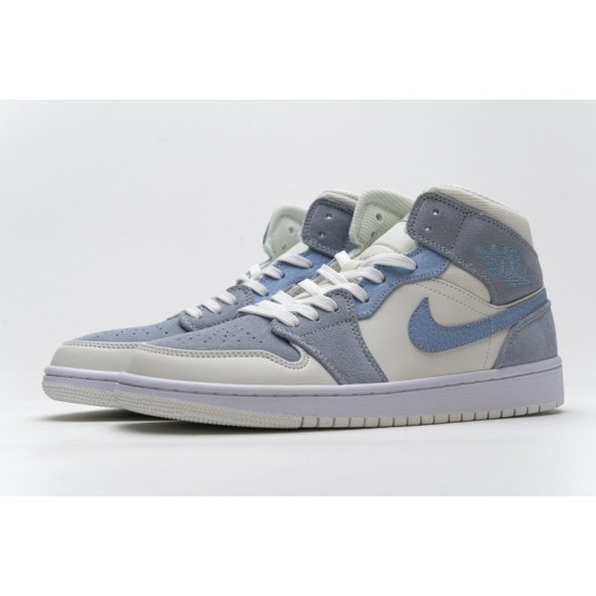 Air Jordan 1 Mid "Sail Light Blue" Celestine Blue Grey Blue DA4666-100