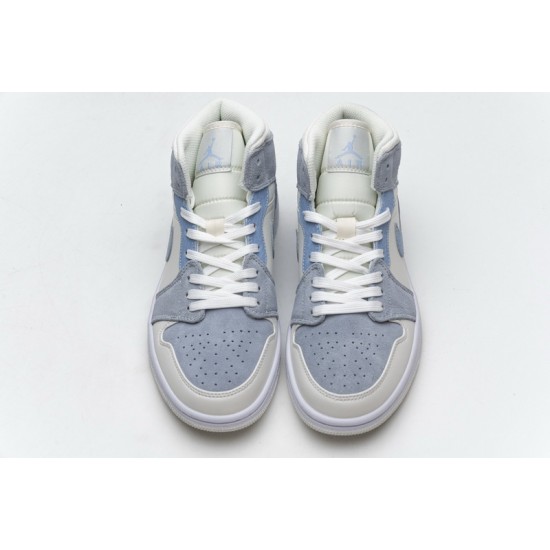 Air Jordan 1 Mid "Sail Light Blue" Celestine Blue Grey Blue DA4666-100