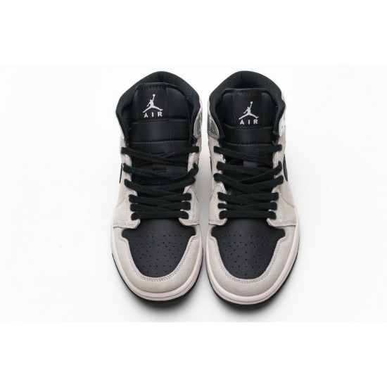 Air Jordan 1 Mid "Iridescent" Chrome Wings Pink Silver BQ6472-602