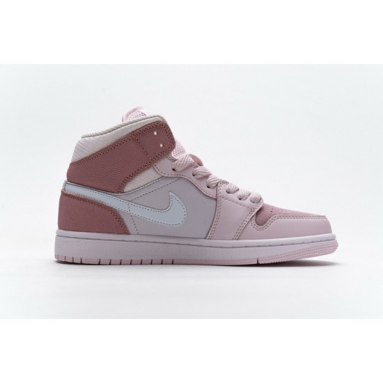 Air Jordan 1 Mid "Digital Pink" Pink White CW5379-600