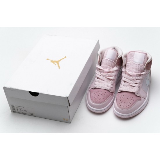 Air Jordan 1 Mid "Digital Pink" Pink White CW5379-600